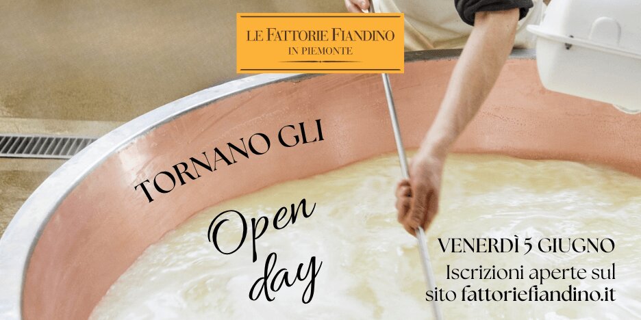 OPEN DAY ALLE FATTORIE FIANDINO 5 GIUGNO 2026